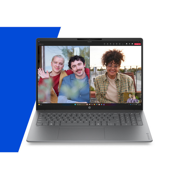HP OmniBook 5 16-cg0999nr laptop featuring a thin-and-light professional chassis with microedge bezel design.