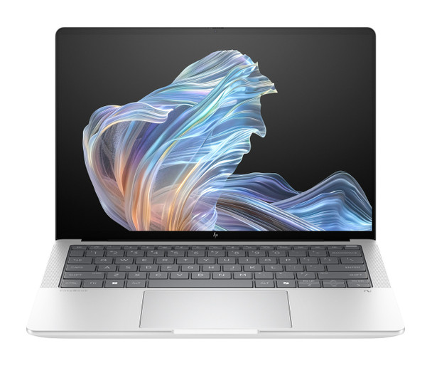 HP EliteBook X G1a 14-inch Copilot Plus AI business laptop with OLED touchscreen and Glacier Silver finish
