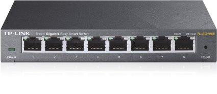 Omada Networks By Tp Link The Tl-sg108e 8-port Gigabit Easy Smart Switch Is An Ideal Upgrade From An Unman