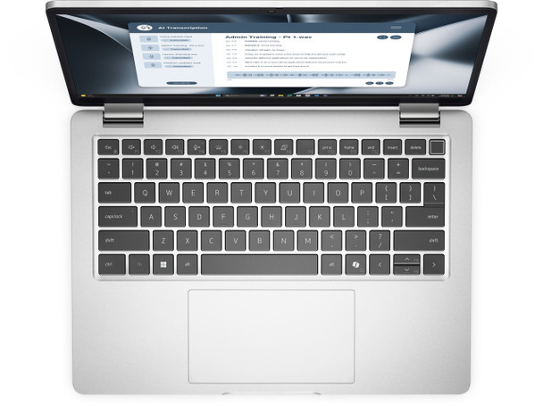 Dell Pro 13 Plus Business Laptop – Close-up view of the display, keyboard deck, and 5MP IR camera