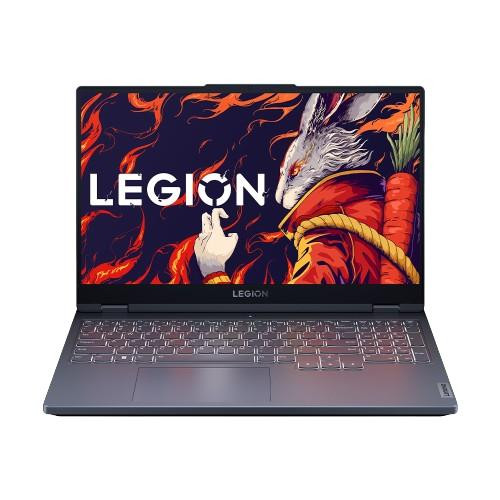 Lenovo Legion 5 15.6" Gaming Laptop – Front view showing 144Hz FHD display in Storm Grey finish