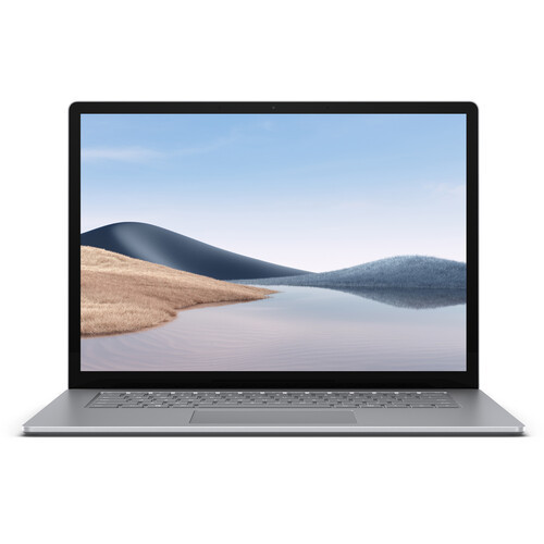 Microsoft Surface Laptop 4 13.5 Touchscreen – Front View in Platinum
