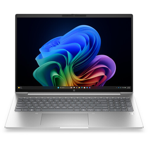 HP ProBook 4 G2i Notebook – Front profile showing 16-inch WUXGA anti-glare display and keyboard in Pike Silver