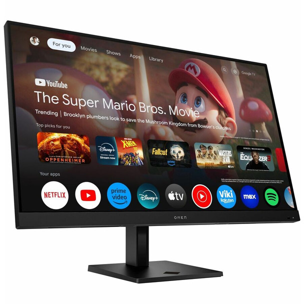 HP OMEN 32x 31.5-Inch 4K UHD Smart Gaming Monitor – Front View Displaying Vivid 4K IPS Panel