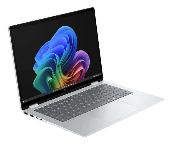 HP OmniBook X Flip 14T-FM000 14" 2.8K OLED 2-in-1 Touchscreen Laptop – Intel Core Ultra 5 226V, 16GB RAM, 512GB SSD, Win 11 Home – Manufacturer Renewed