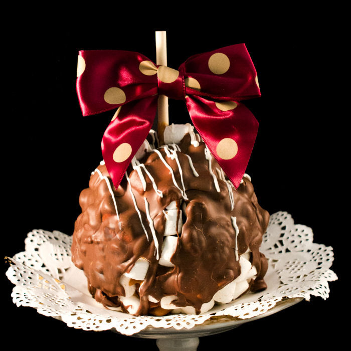Rocky Road Caramel Apple - DeBrito Chocolate Factory