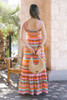 Banjanan Daniella Sleeveless Stripes Maxi Dress back