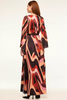 Misa Laurie Long Sleeve Maxi Dress back