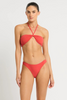 Bond-eye Ida Tie Back Bandeau with strap clay