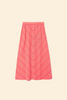 Xirena Mikayla Stripe Skirt laid flat back