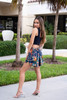 Susana Monaco Wide Strap Crop Top Midnight back