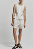 Saint Art Joel Linen Crinkle Top full body front