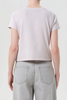 Agolde Adine Shrunken Tee in Rosewater back