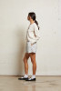 Perfect White Tee Riley Woven Stripe Short side