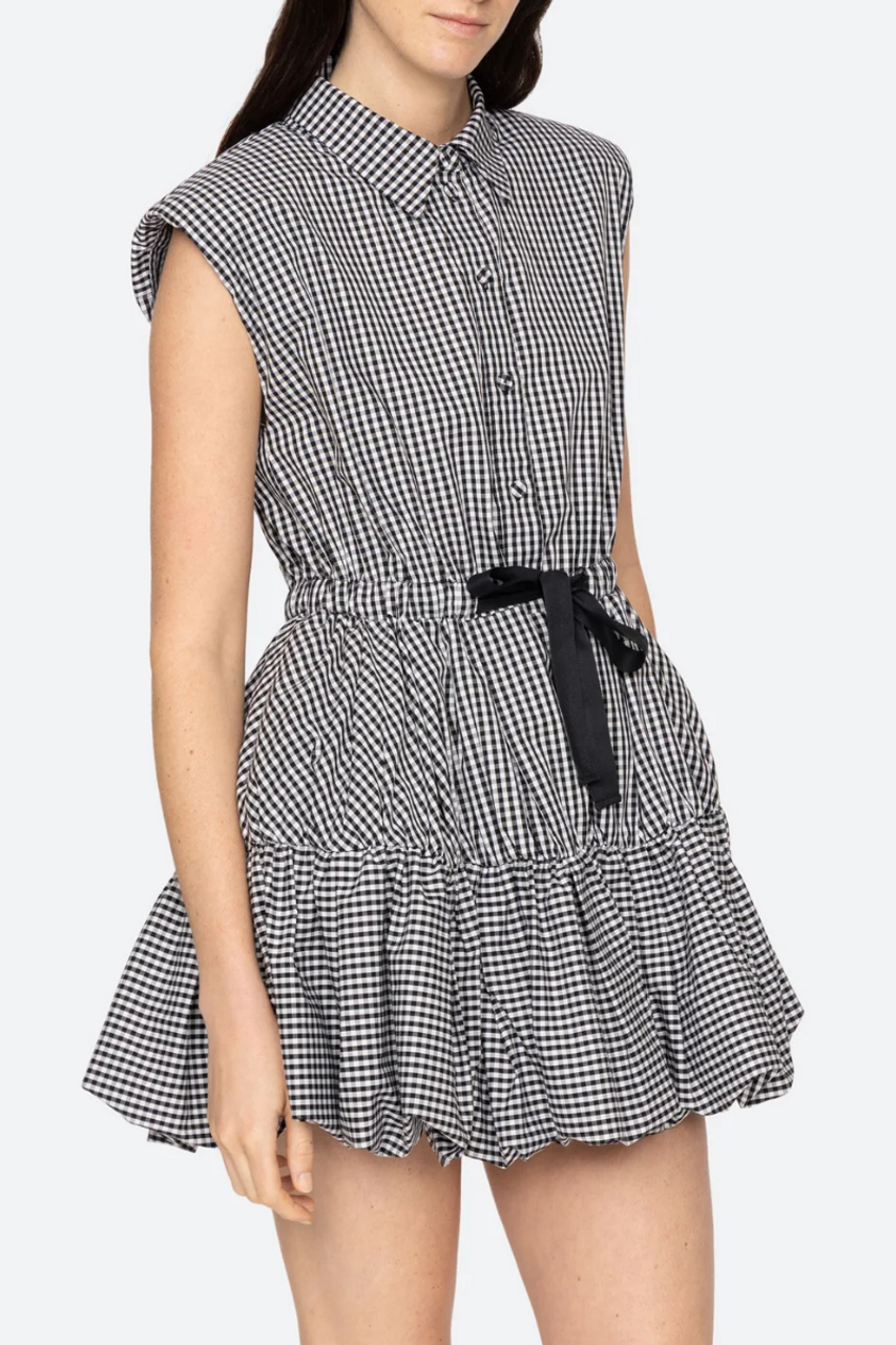 【Sea NEW YORK】Neci ミニドレス Sea Neci Gingham Bubble Mini Dress at Penelope T