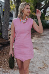 SWF Center Point Sleeveless Mini Dress close up front