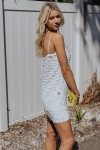 Karina Grimaldi Marilyn Sequin Mini Dress side/back