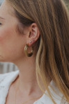 Jennifer Zeuner Camilla 1.5" Earrings on model