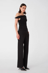 Misha Paison Drop Shoulder Top in Black side