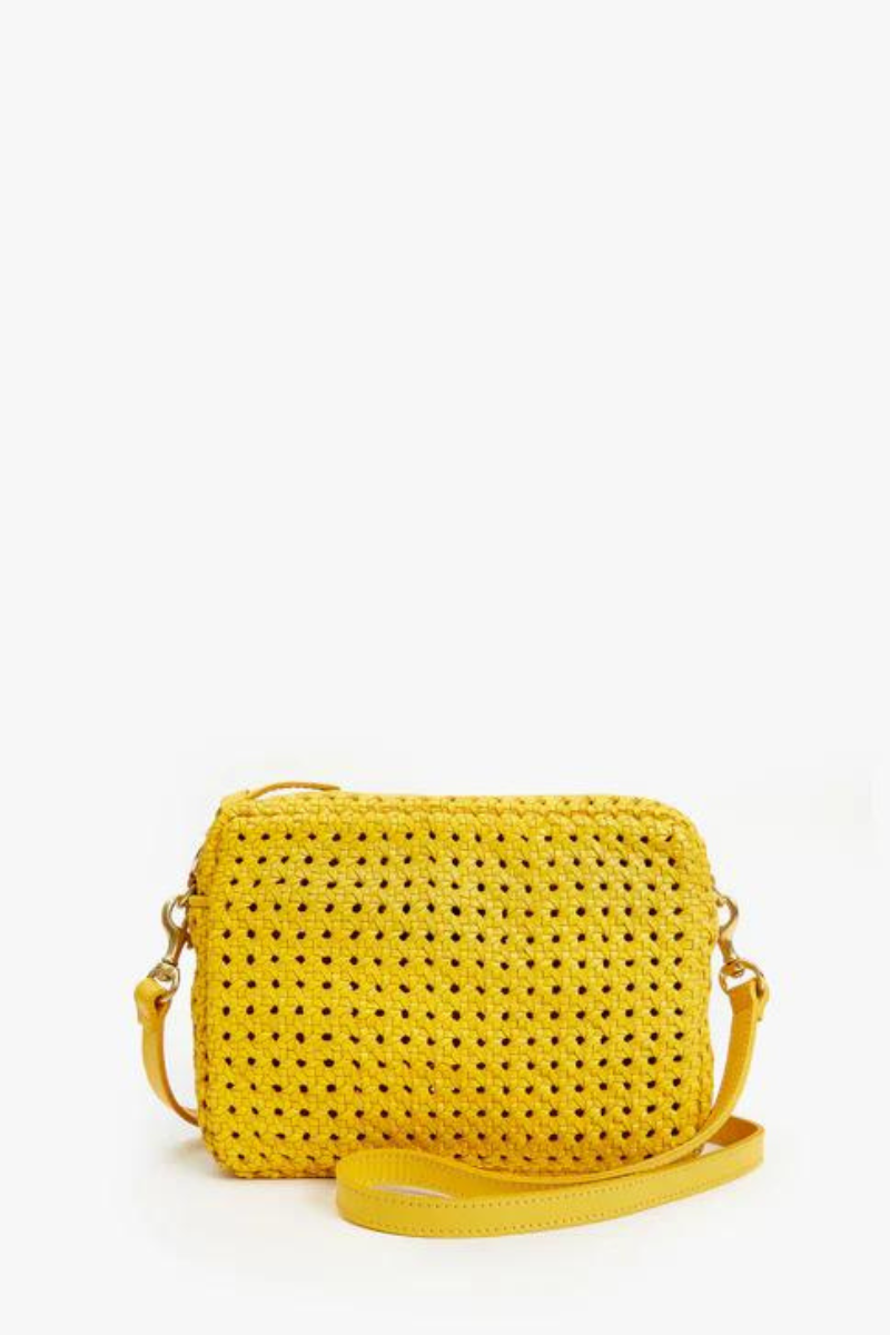 Clare V Midi Sac Rattan front