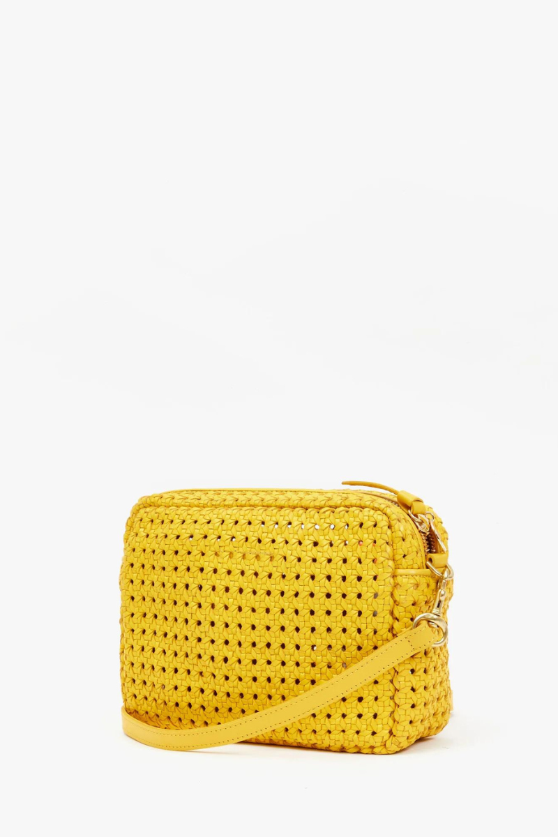 Clare V Midi Sac Rattan side