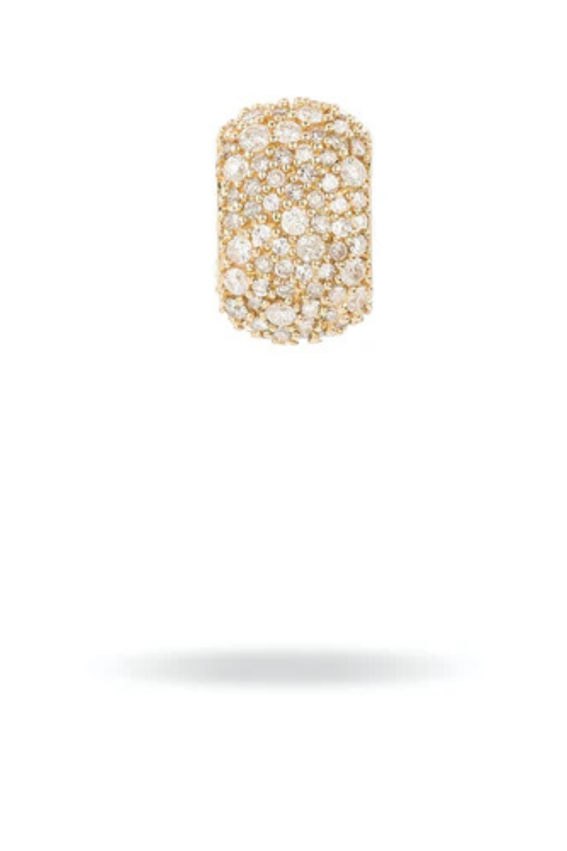Adina Reyter Wide Pave Big Bead close up