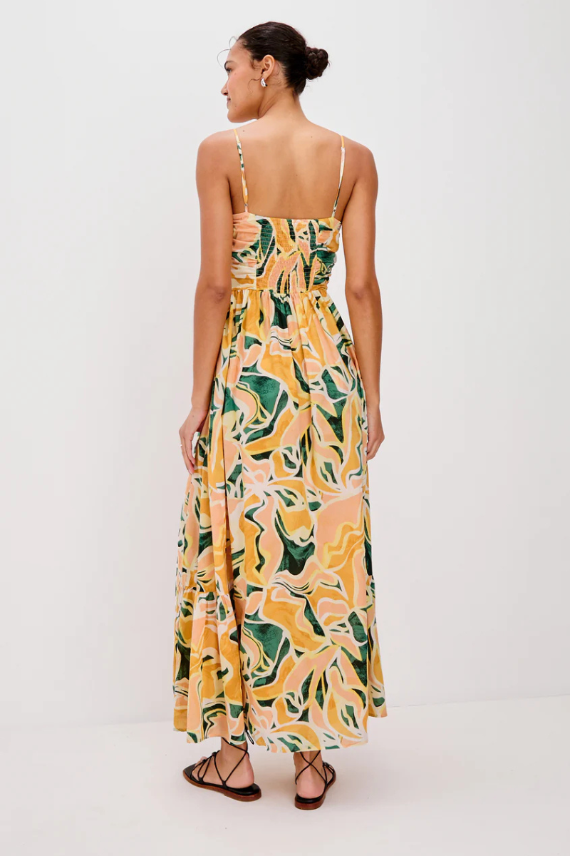 Rails Palm Dress Tulum back