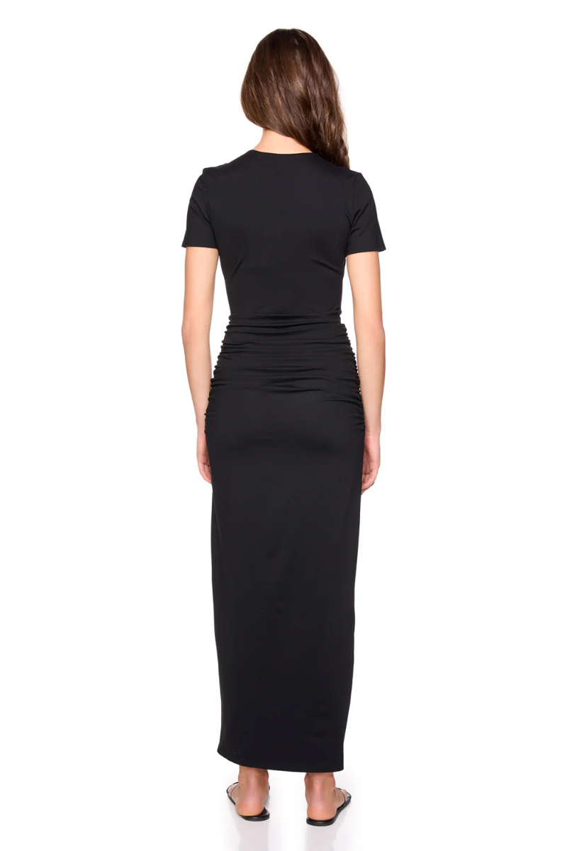 Susana Monaco Side Gathered Slit Dress back
