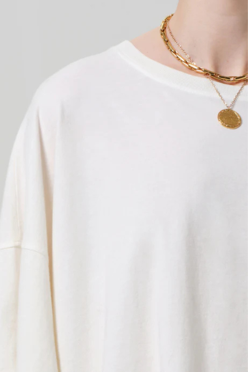 Citizens of Humanity Crop Cape Tee close up