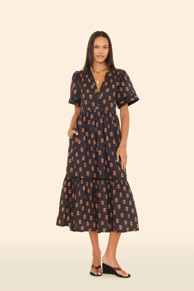 Xirena Goldin Midi Dress full body
