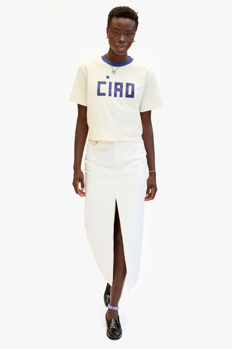 Clare V Le Carre Ciao Tee full body