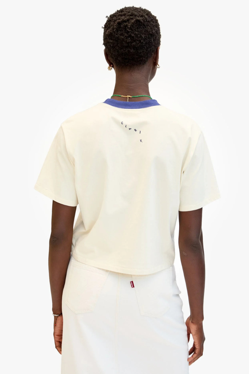 Clare V Le Carre Ciao Tee back, S