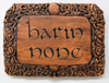 Harm None Plaque | Wiccan gifts | Samhain Decorations & Wicca Wall Decor