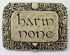Harm None Plaque | Samhain Decoration & Witch Wall Decor | Wiccan gifts