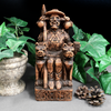 Seated Odin, Pagan God Statue, Spiritual Norse Pagan Figurine, Altar Supplies, Occult and Ceremonial Tools
