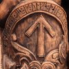 Seated Tyr Statue -Norse Pagan Statue - Wiccan and Witchcraft Altar tools & Supplies Side 4 detail Seated Tyr Statue -Norse Pagan Statue - Wiccan and Witchcraft Altar tools & Supplies Side 4 detail