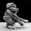 Baba Yaga Crone |  Samhain & Witch decoration | Wiccan Decor | Pagan figurine & Gift | Witch Supplies | Altar Statue | Ritual Tool | Back Photo
