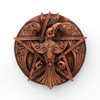 Raven Pentacle Plaque