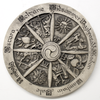 Wheel of the Year Plaque | Traditional Yule Decoration | For Pagans and Witches | Wiccan Yule Altar Supplies & Tools | Witch Shop