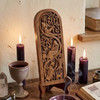 Wood Finish Maiden Mother Crone Wall Plaque by Pagan Artist Paul Borda or Dryad Design