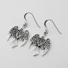 The Morrigan | Raven Dark Goddess | Sterling Silver Earrings