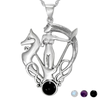 | Witch Jewelry | Morrigan Goddess Necklace | Celtic Pagan & Witchcraft Jewelry | Samhain Pendant