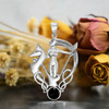 Witchcraft pendant : Celtic Pagan & Witch Jewelry | Morrigan Goddess Necklace | Samhain Amulet | Witch Shop