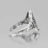 Tree Pentacle Pentagram Ring Sterling Silver Wiccan Jewelry