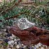 This stunning piece of pagan jewelry is a powerful talisman for anyone on the path of Wicca or witchcraft. The intricate design merges Druid and Celtic knotwork with the central Tree of Life symbol, representing the interconnectedness of all things. It's a perfect addition to your magical toolkit, whether for daily wear to honor your craft or as a focus in your rituals. This ring is more than just an accessory; it's a declaration of your connection to the ancient traditions and the energies of nature.