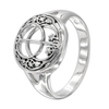 Chalice Well Goddess Ring | Sterling Silver