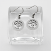 Silver Aum Earrings