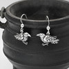 Raven Dangle Earrings on Cauldron