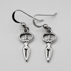 Wiccan Goddess Jewelry Sterling Silver Earrings for Divine Feminine Altars