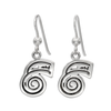 Womens Spiritual Wellness Gift Sterling Silver Energy Work Drop Earrings